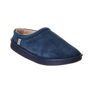 Brunch Derive Shearling & Suede Slipper, Blue